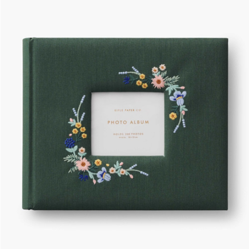 Embroidered Heirloom Photo Album - Wildwood