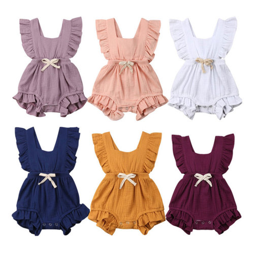 Baby Girl Ruffle Romper for Cuties - MyLoveHoney Baby Clothing
