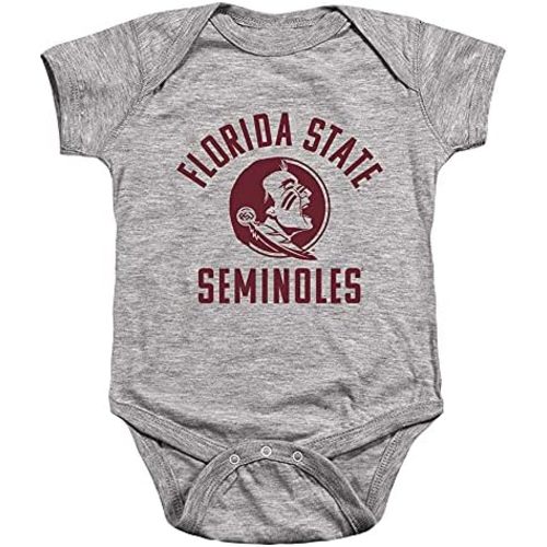Florida State University Official One Color Seminoles Logo Unisex Infant Snap Suit for Baby