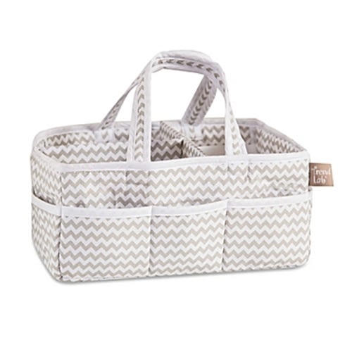 Trend Lab® Ombre Grey Chevron Diaper Caddy
