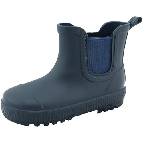 BEARPAW Toddler Rain Boots, Waterproof Rubber Kids Rainboot, Girls/Boys Light Water Shoes for Muddy Park/Hiking