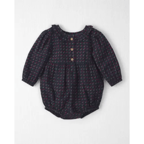 Baby Girl Organic Cotton Prairie Bubble - Little Planet | Carter's