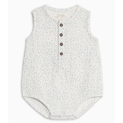 Bowie Muslin Bubble Romper