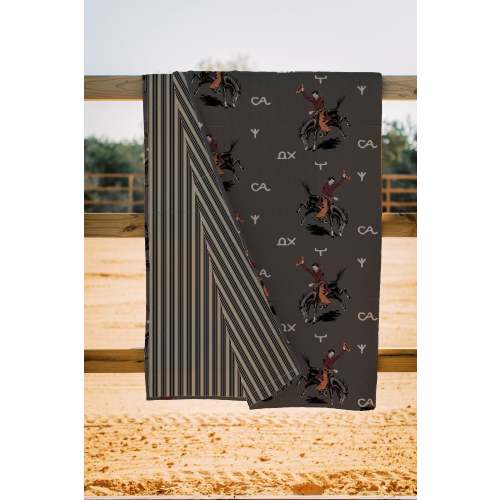 Lazy J Charcoal Quilt