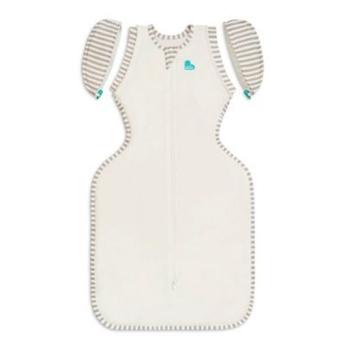 Love To Dream Baby Swaddle Up Transition Bag - Organic Cotton 1.0 TOG Sleeveless Wrap - Cream