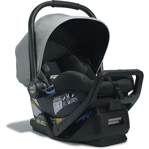 Baby Jogger City Go 2 Infant Car Seat, Pike Exclusive Includes Leatherette Handlebar and Premium Fabrics for a Safe and Comfortable Ride from Day One