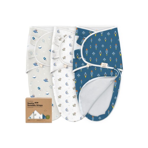 3-Pack Soothe Zippy Swaddle Wrap
