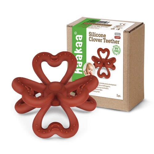 Haakaa USA Haakaa Silicone Clover Teether 1 PK | EarthHero