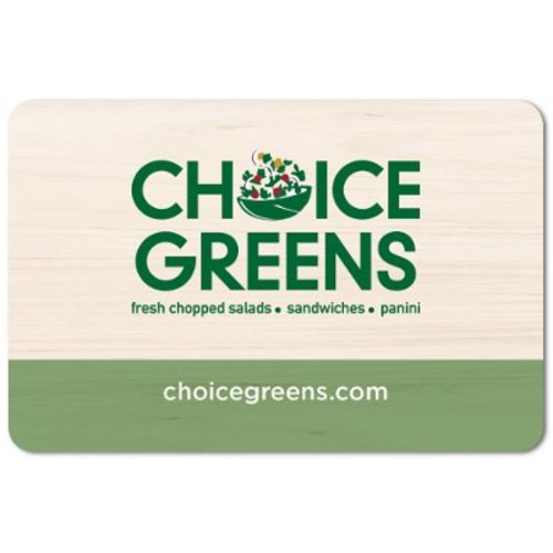 Choice Greens gift card