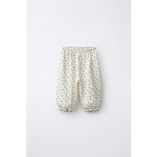100% COTTON EMBROIDERED FLORAL JUMPER - Ecru | ZARA United States