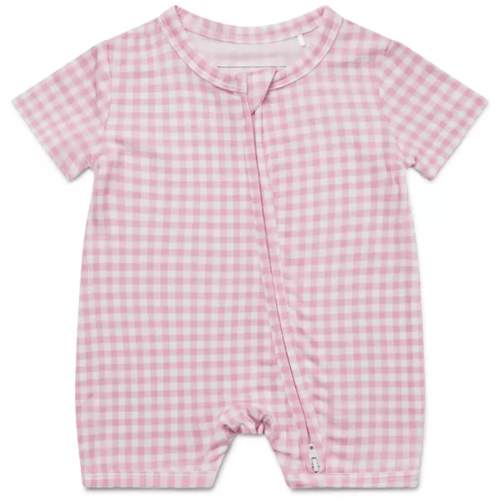 Motette Girls Sugar Gingham Bamboo Sleeper (12-18M)