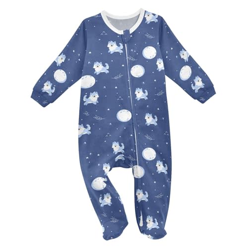 vvfelixl Funny Cows Milk Baby Sleepers For Girl Boys Newborn Baby Play One-Piece Footies For 0-24 Months