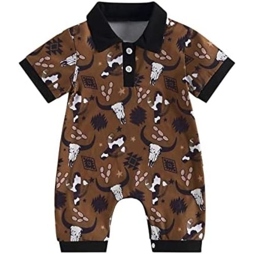 Baby Boy Girl Hunting Outfit Western Romper Camo Duck Jumpsuit Short Sleeve Bodysuit Animal Playsuit Summer Clothes