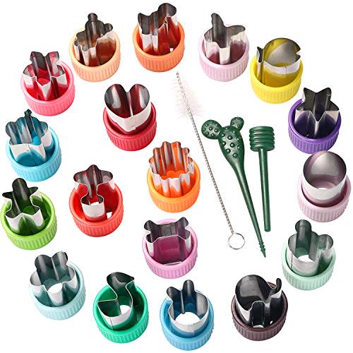 Vegetable Cutter Shapes Set Mini Sizes Cookie Cutters Set Fruit Cookie Pastry Stamps Mold