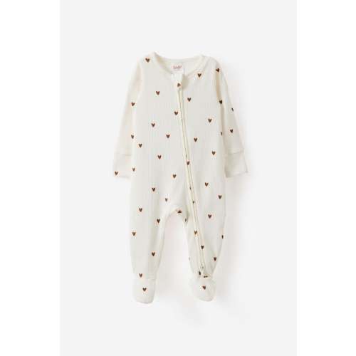 Littlie Organic Long Sleeve Zip All In One Romper
