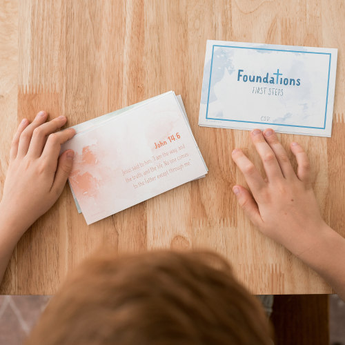 Foundations First Step Memory Verse Cards (DOWNLOAD)