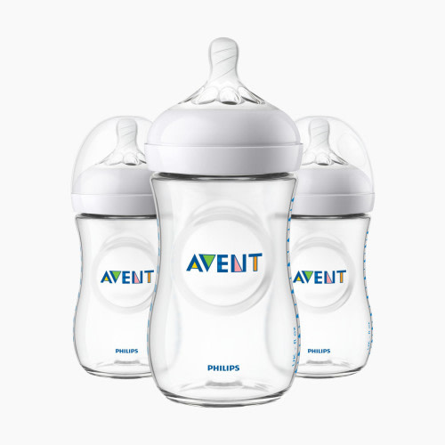 Philips Avent Avent Natural Baby Bottle With Natural Response Nipple - Slow Flow Nipple (3 Pack) - 9 oz