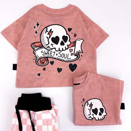 SWEET SOUL BACK PRINT OVERSIZED TEE – Skeletots