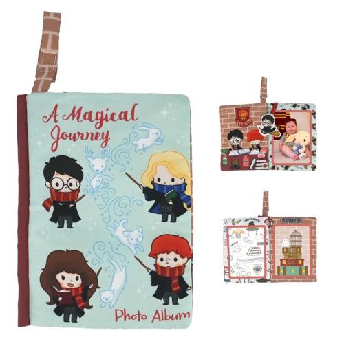 Kids Preferred - Harry Potter Baby Photo Memory Album Crinkle Soft Sensory Book Holds