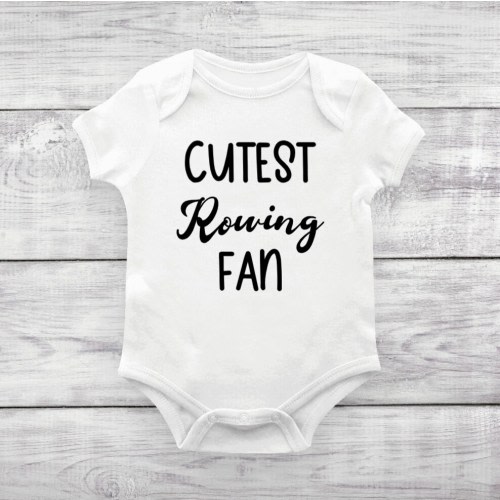 Cutest Rowing Fan Baby Bodysuit, Rowing Baby Outfits, Cute Rowing Baby Gifts, Rowing Baby Shower Gift, Rowing One Piece Gift for Baby