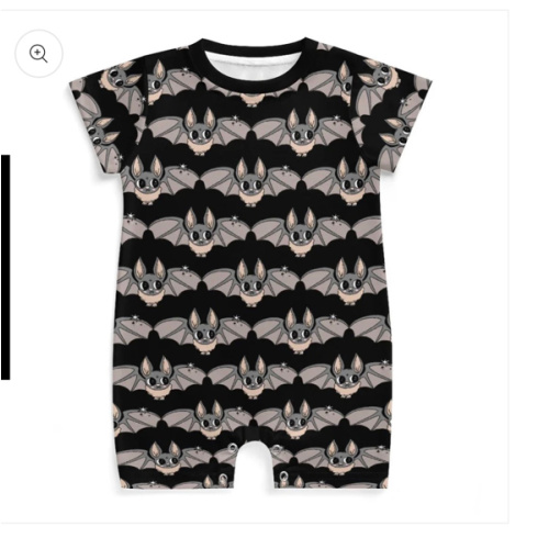 Cheeky Bat Romper (Babies/Toddlers) - PRE ORDER – Witching Hour Baby