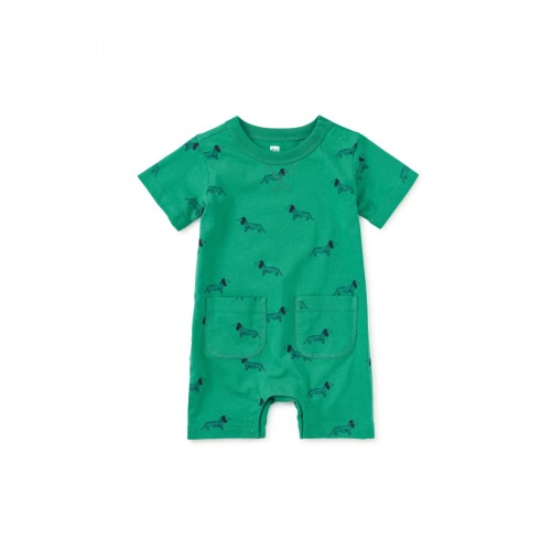 Double Pocket Baby Romper, 3-6M