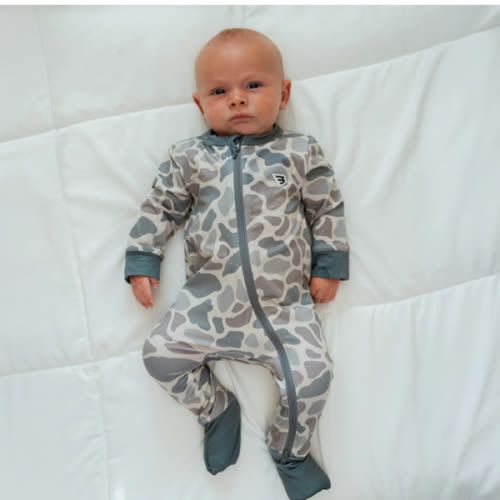 Baby Zip Up - Classic Deer Camo – BURLEBO