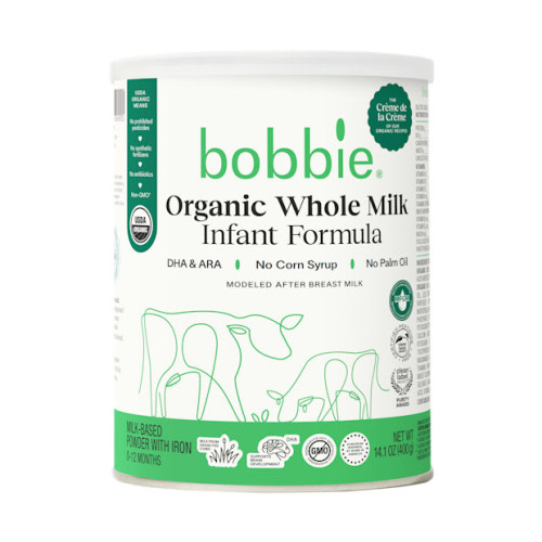 Bobbie Organic Whole Milk Infant Formula