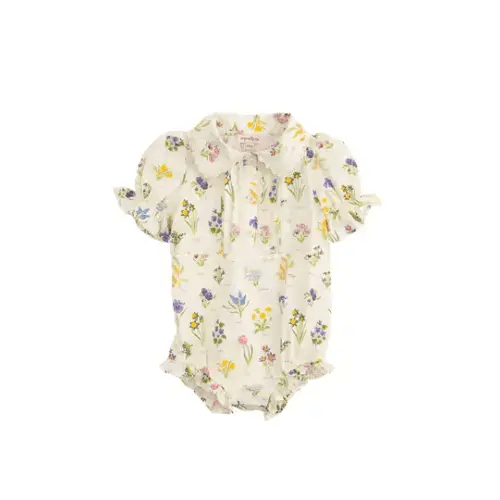 Baby Sophia Romper in Garden Flowers