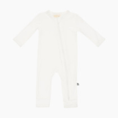 Kyte Baby Zippered Romper - Cloud, 0-3 M
