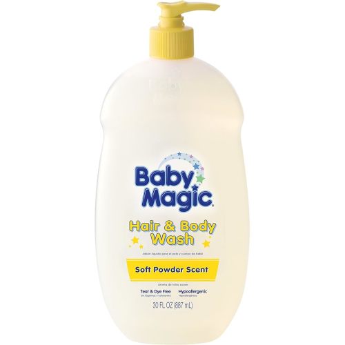Baby Magic Hair and Body Wash, Soft Powder Scent, 30 Ounces