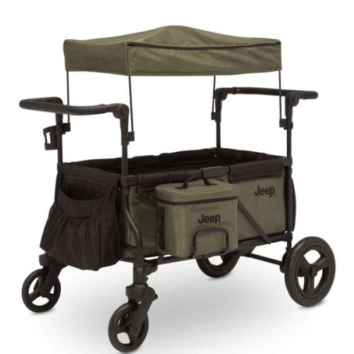 Wrangler Deluxe Stroller Wagon with Cooler Bag