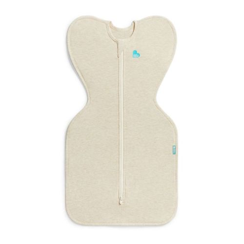 Love to Dream Baby Swaddle Up Sleep Sack - Cotton 1.0 TOG Cap Sleeve Wrap - Oatmeal - S