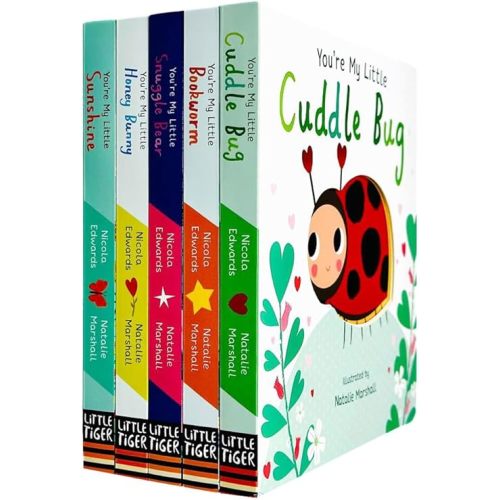 You are My Little Series 5 Books Collection Set By Nicola Edwards & Natalie Marshall (Sunshine, Honey Bunny ,Snuggle Bear, Bookworm & Cuddle Bug) Board book – September 27, 2023