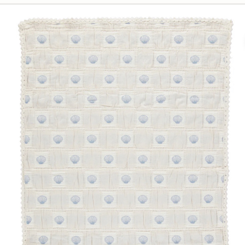 Shell Blanket Blue