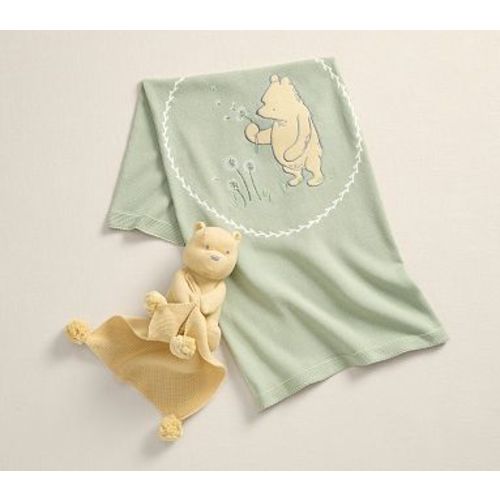 Winnie The Pooh Gift Set Thumbie & Blanket Gift Set, Sage