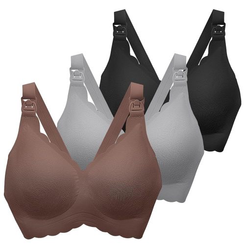Nursing Bras for Breastfeeding, Seamless Ultra Comfort Maternity Bra, Natural Shape Pregnancy Bras for Women