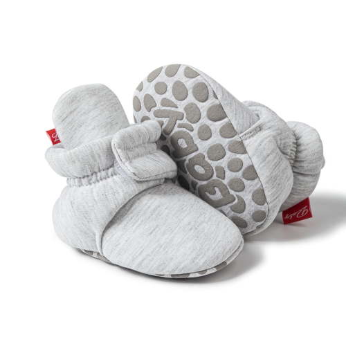 Baby Booties, Newborn Baby Booties Non-Slip Warm Cozy Baby Slippers Toddler Boys Girls Infant Winter Cozy Socks Shoes Easy On and Off Snap Boots Crib Warm Shoe First Walker Birthday Shower