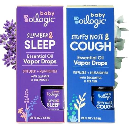 Oilogic Stuffy Nose & Cough & Sleep & Slumber, Essential Oil Vapor Drops