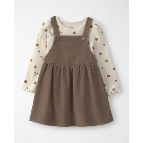 Toddler Girl 2-Piece Organic Cotton Corduroy Jumper Set - Little Planet | Carter's