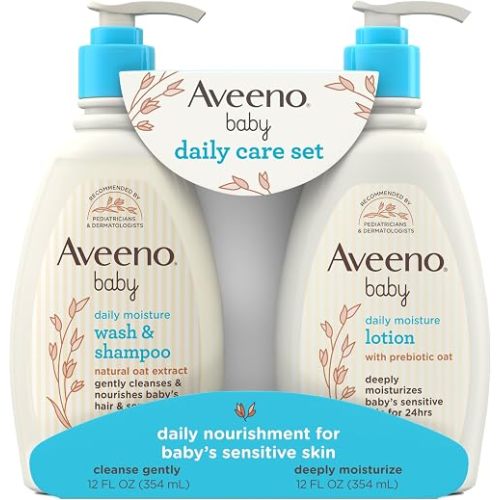 Aveeno Baby Daily Care Gift Set, 2 Items