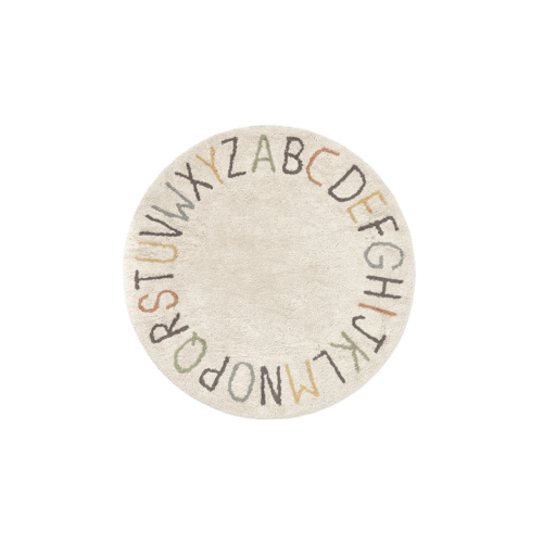 Washable Play Rug ABC color and letters – Lorena Canals | Official Website