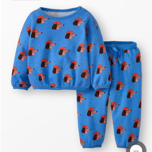 Long Sleeve Waffle Top & Pants Set