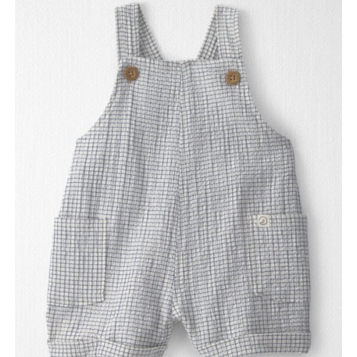 Baby Organic Cotton Seersucker Gauze Shortalls - Little Planet | Carter's