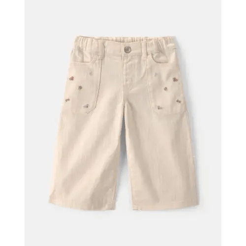 Baby Girl Floral Twill Pants - Cream - OshKosh B'gosh | Carter's