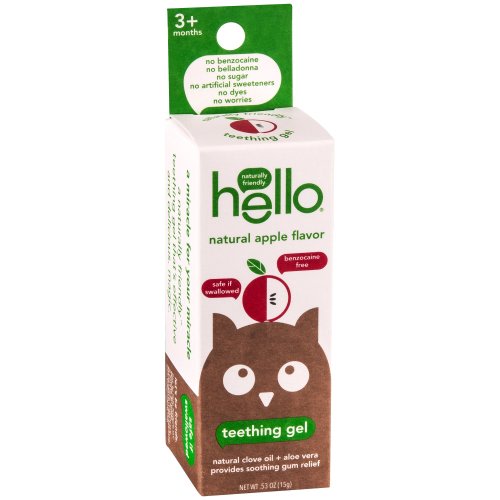 Hello Teething Gel in Natural Apple Flavor
