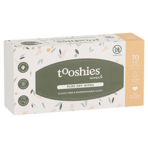 Tooshies Dry Wipes 70 pack