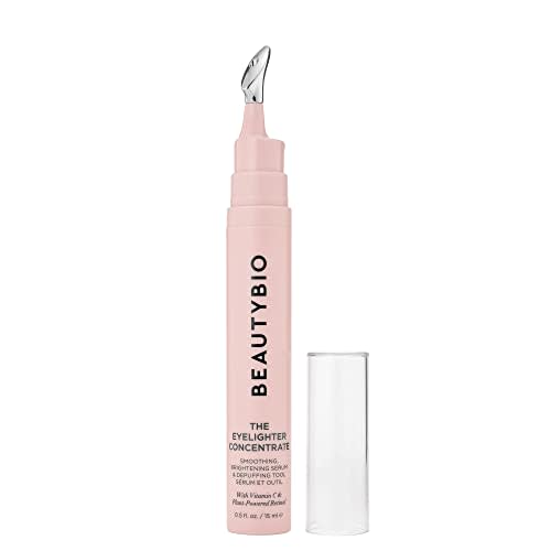 BeautyBio The Eyelighter Concentrate 2-in-1 Brightening Under-Eye Serum & Depuffing Tool