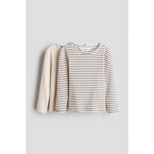2-PACK PICOT-TRIMMED COTTON TOPS