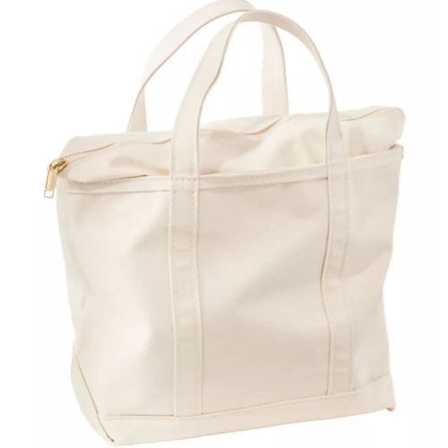 Medium 'Natural' Boat and Tote with Long Handles